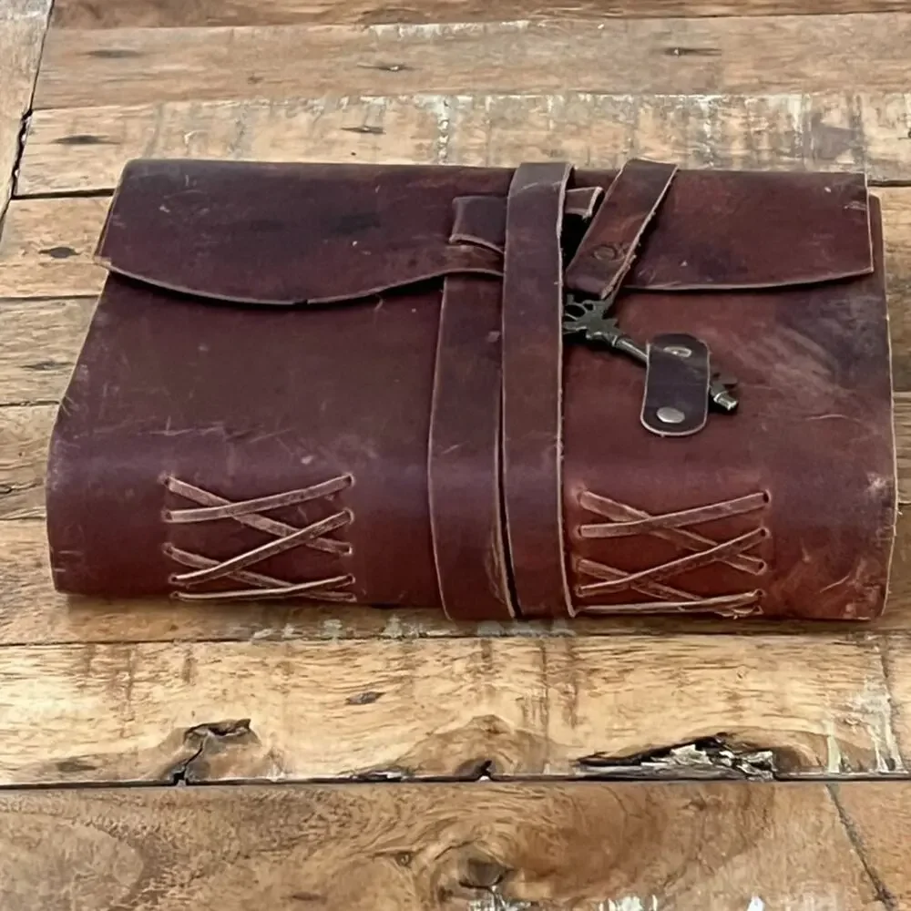 The Kid Warplan Leather Journal Prompt Motivation Planner Key Charm